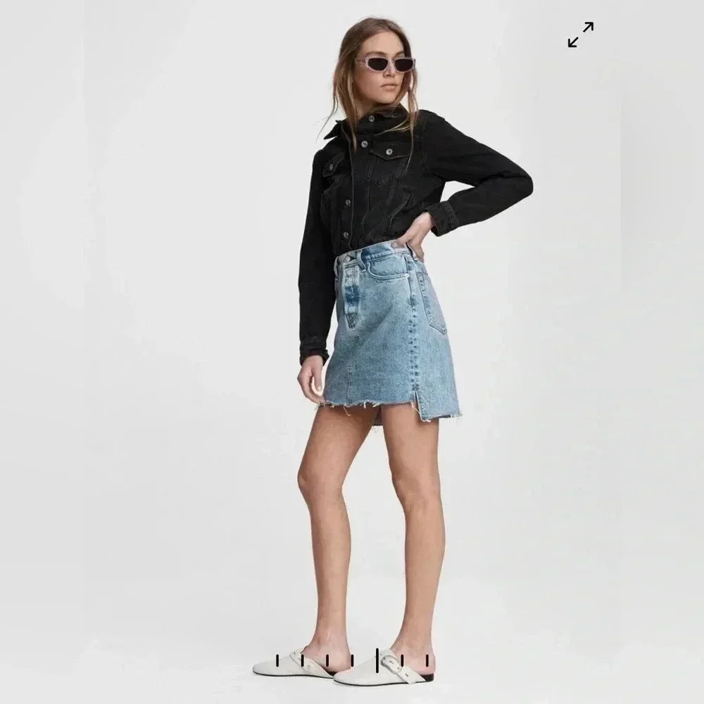 Rag and Bone High Rise Mini Skirt Size 28